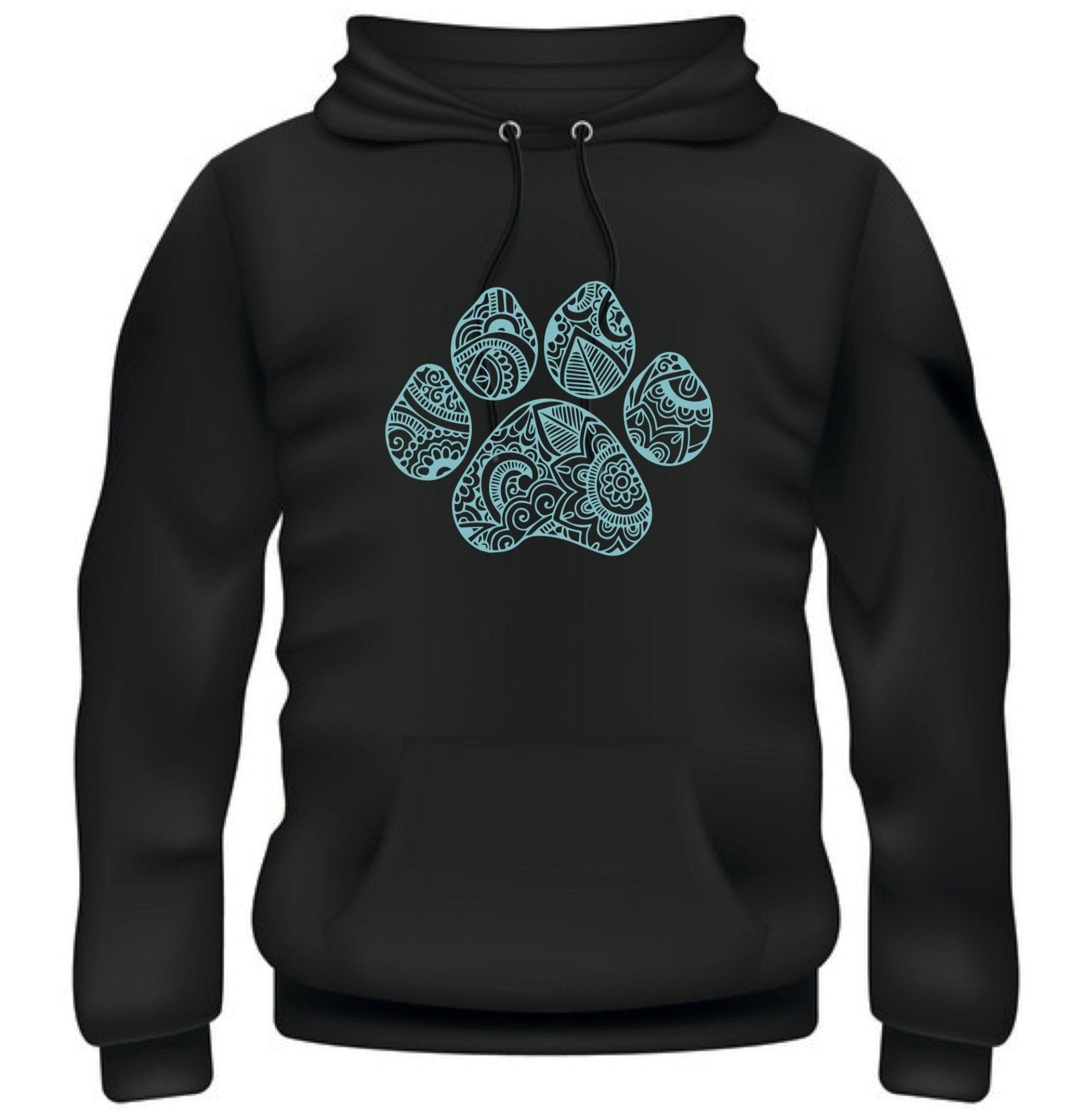 Dog paw print hoodie deals