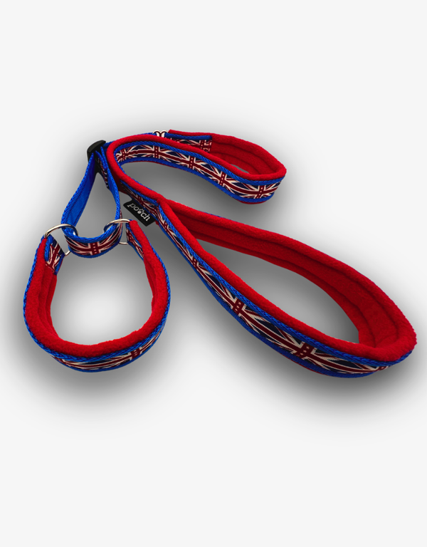 Union Jack Slip Collar & Lead