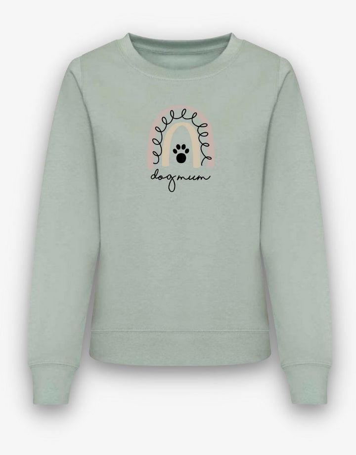 Rainbow Dog Mum Woman's Sweatshirt - Pooch-SWE-RDM-3660-XSDG