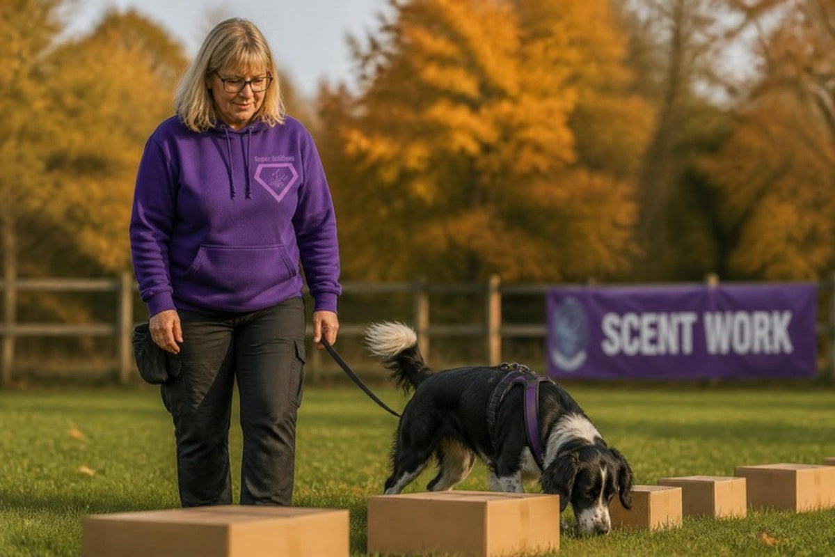 Super Sniffers hoodie at scent work