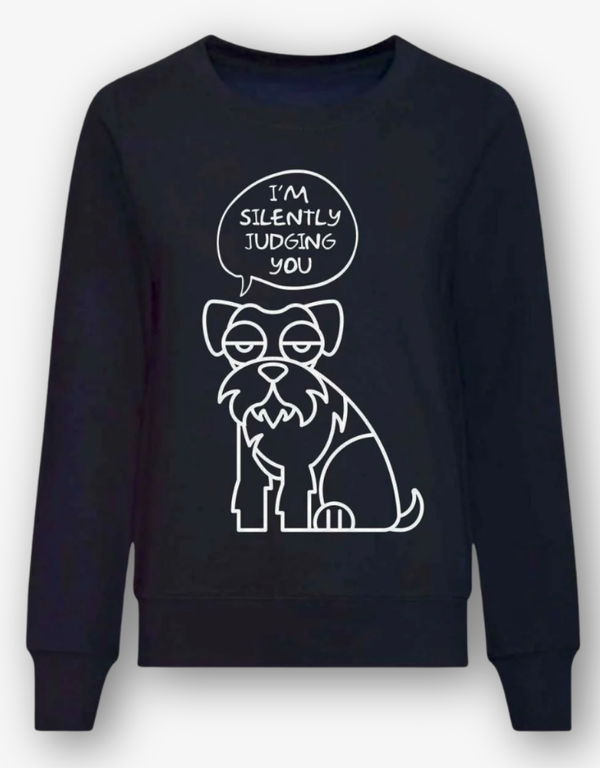 Silently Judging Border Terrier Sweatshirt