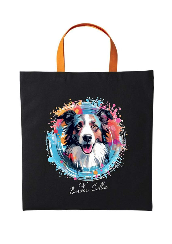 Border Collie Shopper Tote Bag - Pooch-