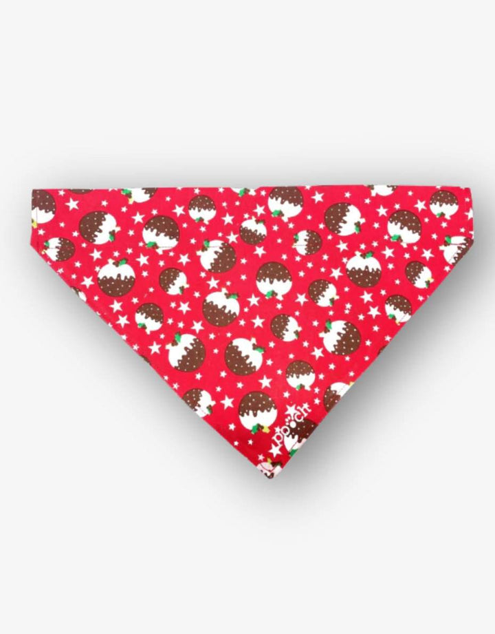 Christmas Pudding Dog Bandana - Pooch - 