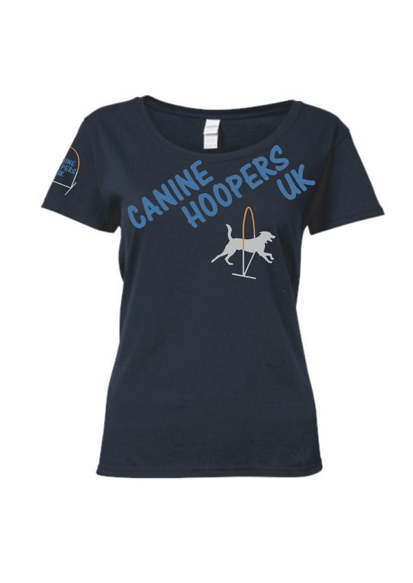 Canine Hoopers UK T shirt design 2. - Pooch-