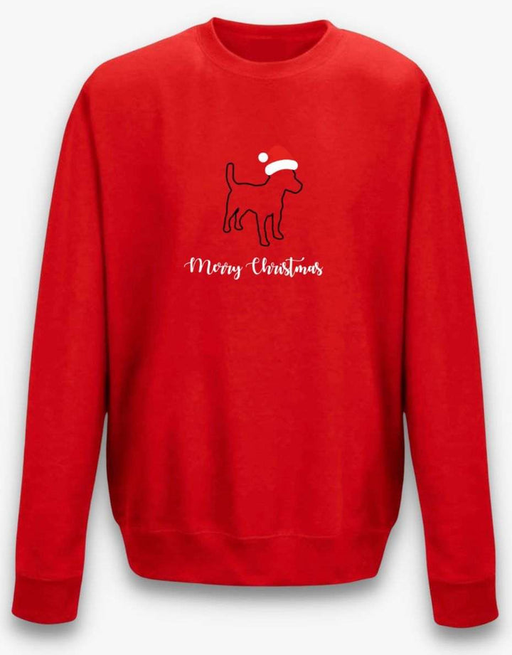 Choose Your Dog Breed Outline Christmas Jumper - Pooch-