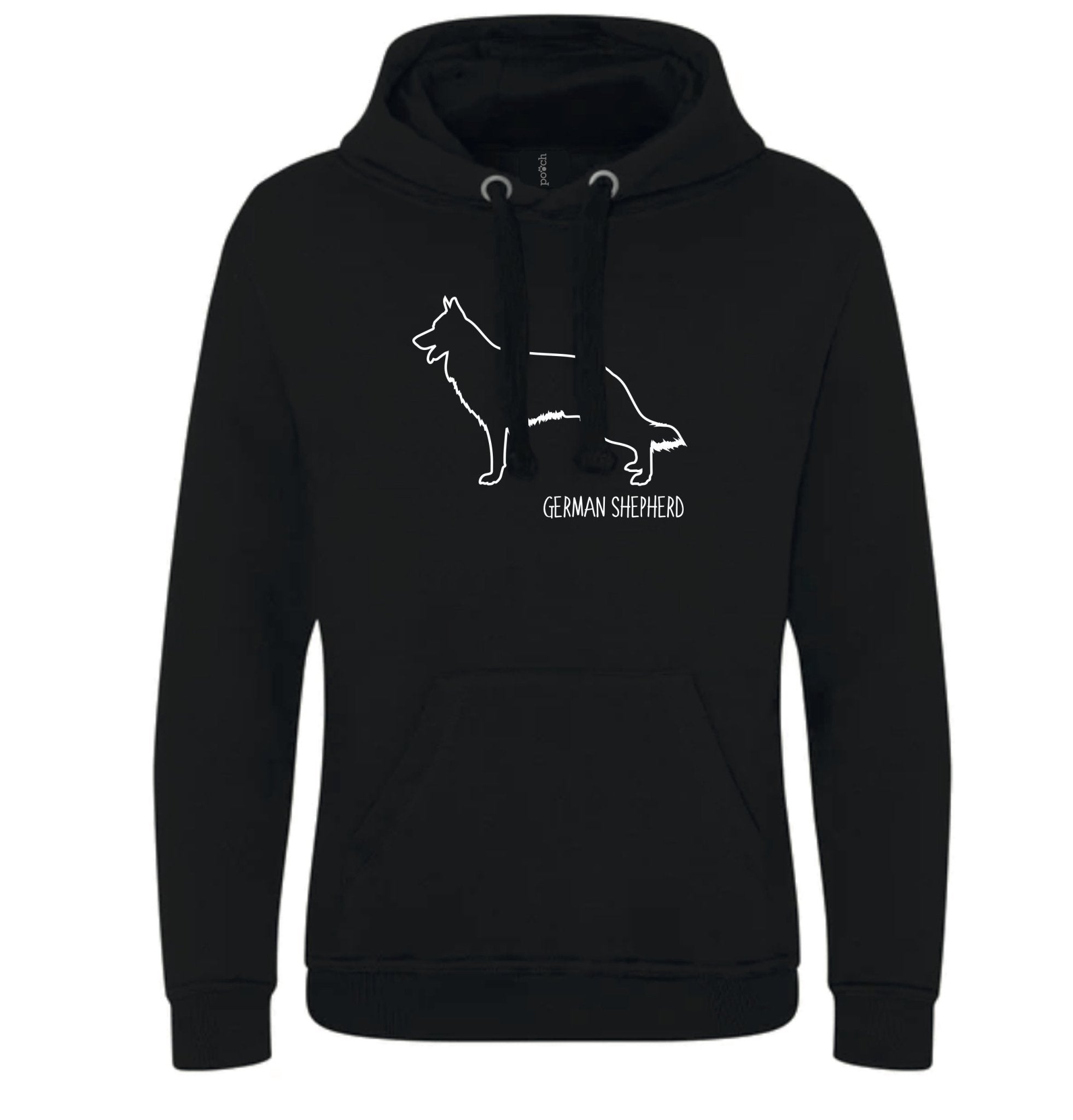 Choose Your Dog Breed Outline Heavyweight Hoodie - Pooch-