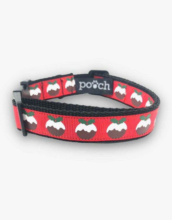 Christmas Pudding Dog Collar - Pooch-