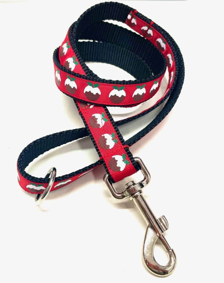 Christmas Pudding Dog Lead - Pooch-