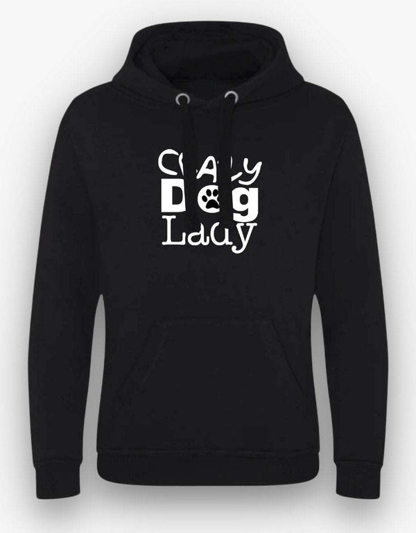 Crazy Dog Lady Paw Print Hoodie - Pooch-HOO-CDL-229-SB