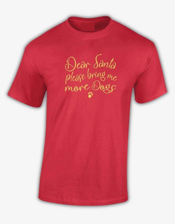 Men's Bring Me More Dogs Christmas T-shirt