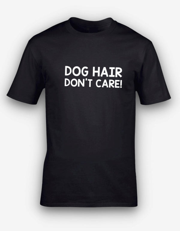Dog Hair Don't Care Men's T-shirt - Pooch-T-S-DHD-1353-SB