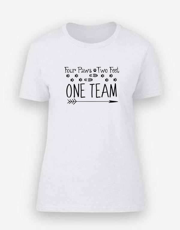 Four Paws, Two Feet Women's T-Shirt - Pooch-T-S-FPT-2082-SB