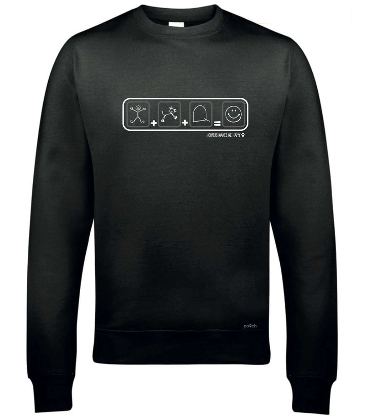 Hoopers Makes Me Happy Sweatshirt - Pooch-