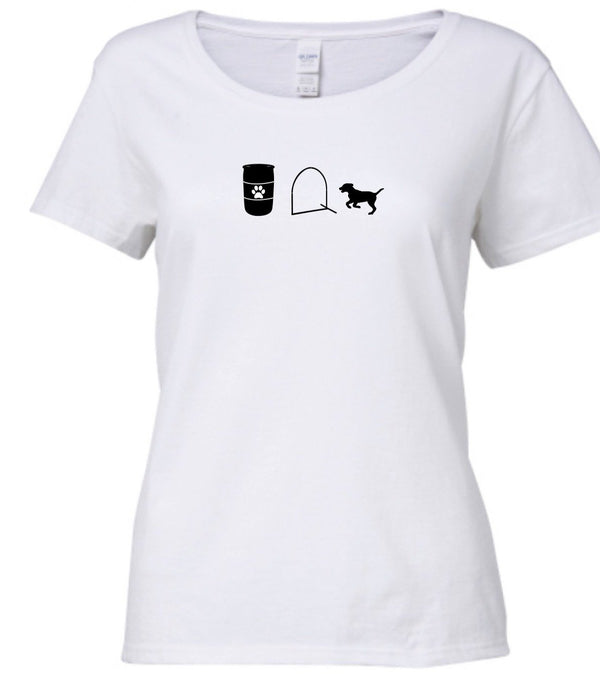 Hoopers Women's T-shirt - Pooch-