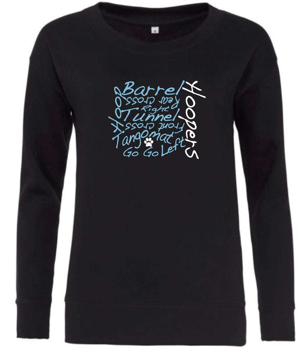Hoopers Words Women's Sweatshirt - Pooch-