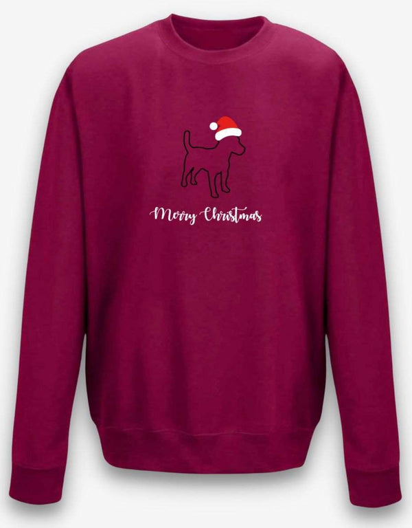 Jack Russell Outline Christmas Jumper - Pooch-