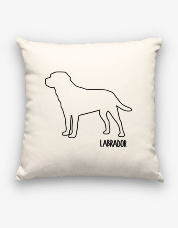Labrador Outline Cushion Cover - Pooch-BRE-LOC-3630-ICI