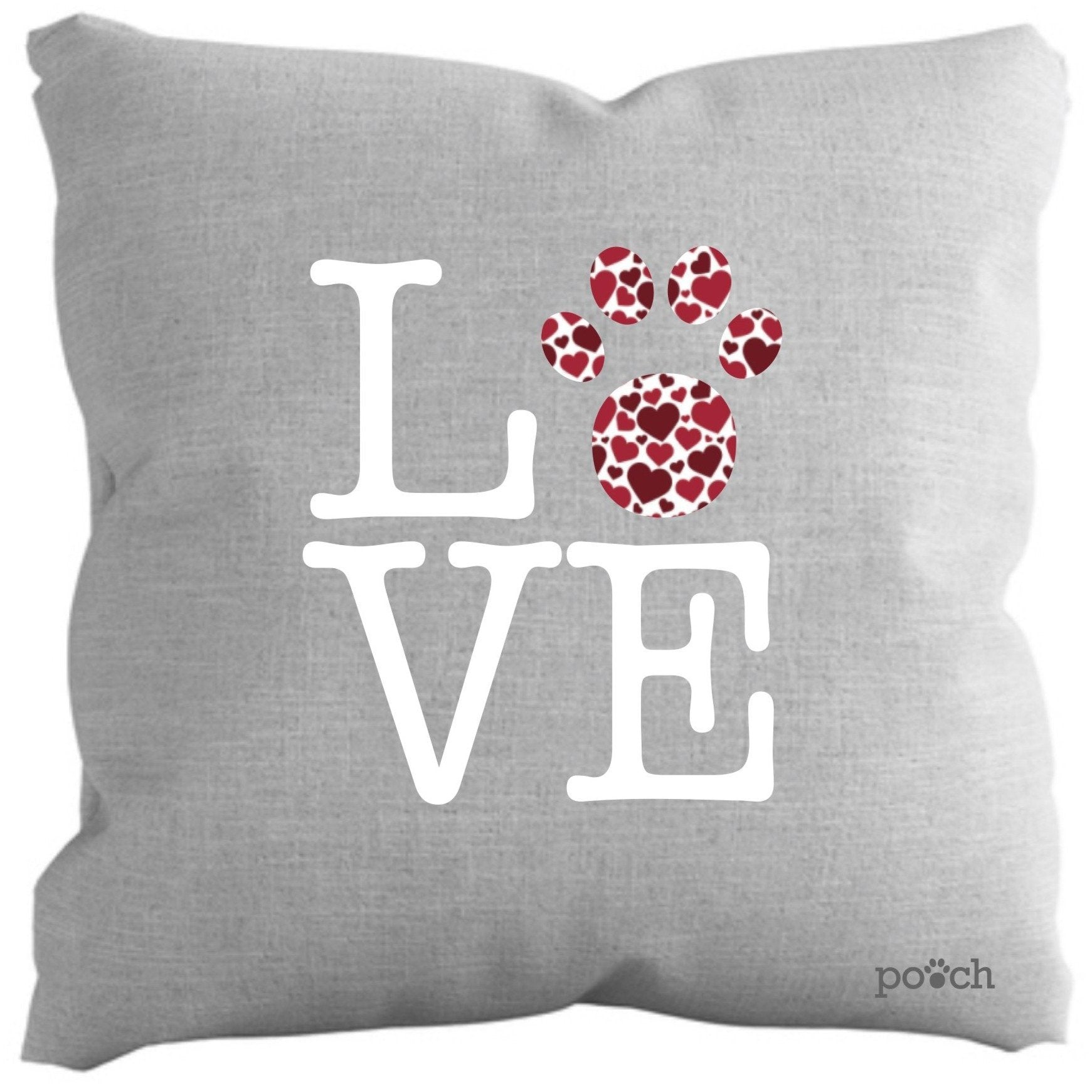 Paw deals print cushion