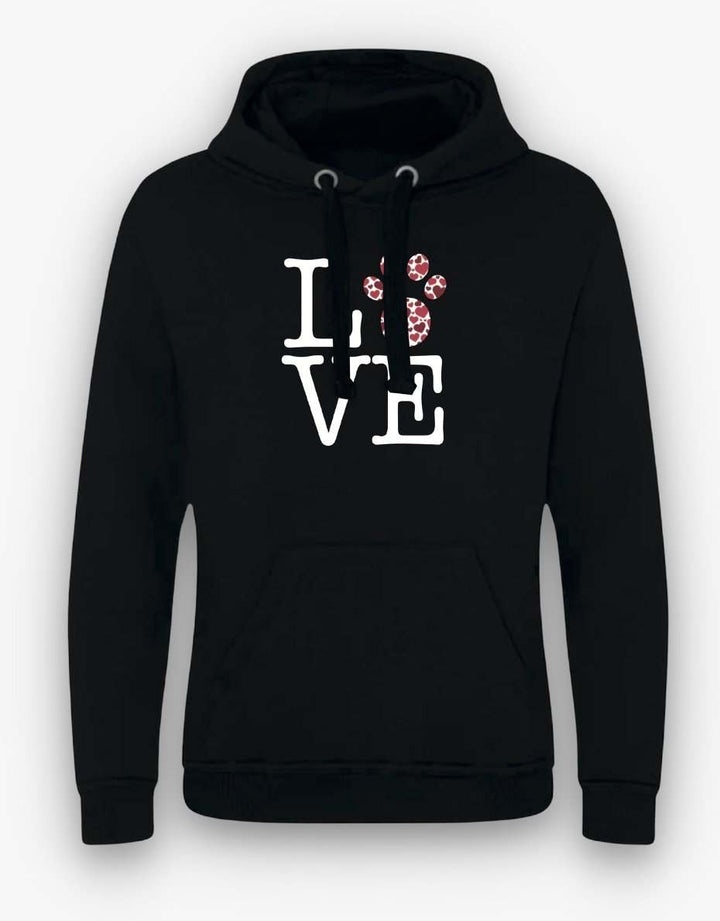 Love Paw Print Hoodie - Pooch-HOO-LPP-1703-SB
