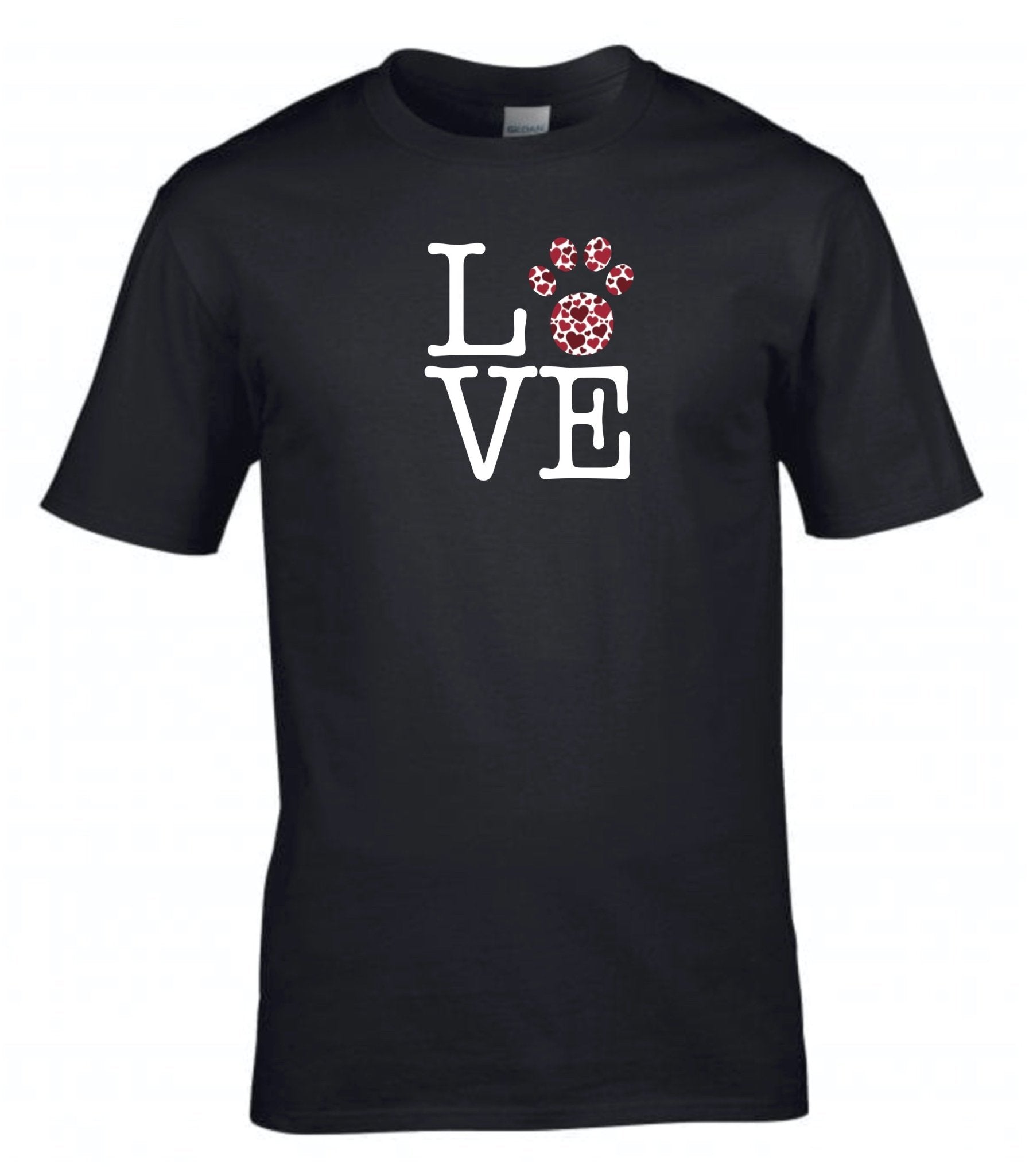 Love Paw Print Women's T-shirt - Pooch-