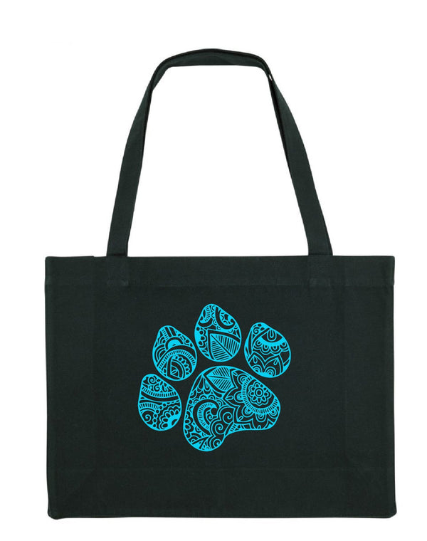 Mandala Paw Print Shopping bag - Pooch-