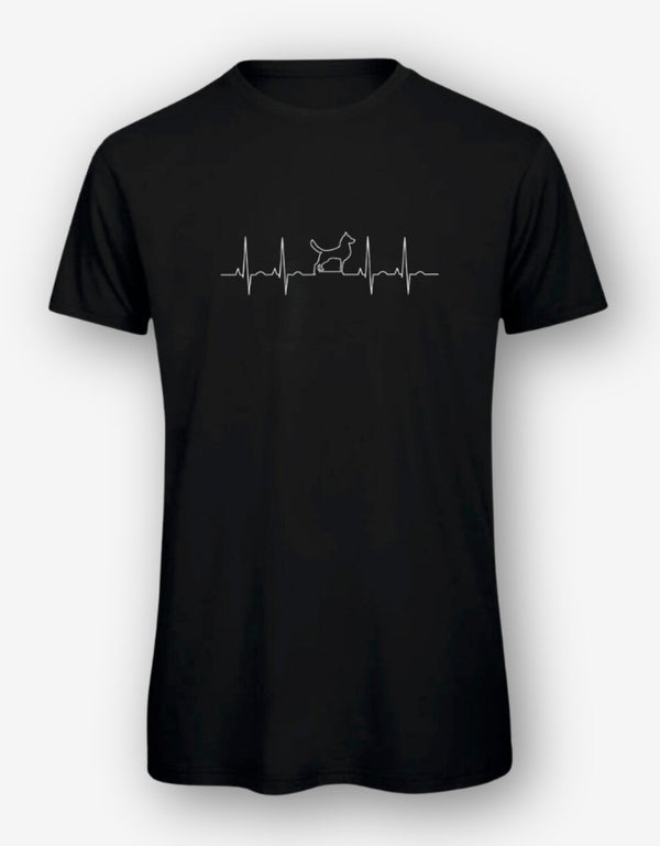 Men's Heartbeat Dog T-Shirt - Pooch-