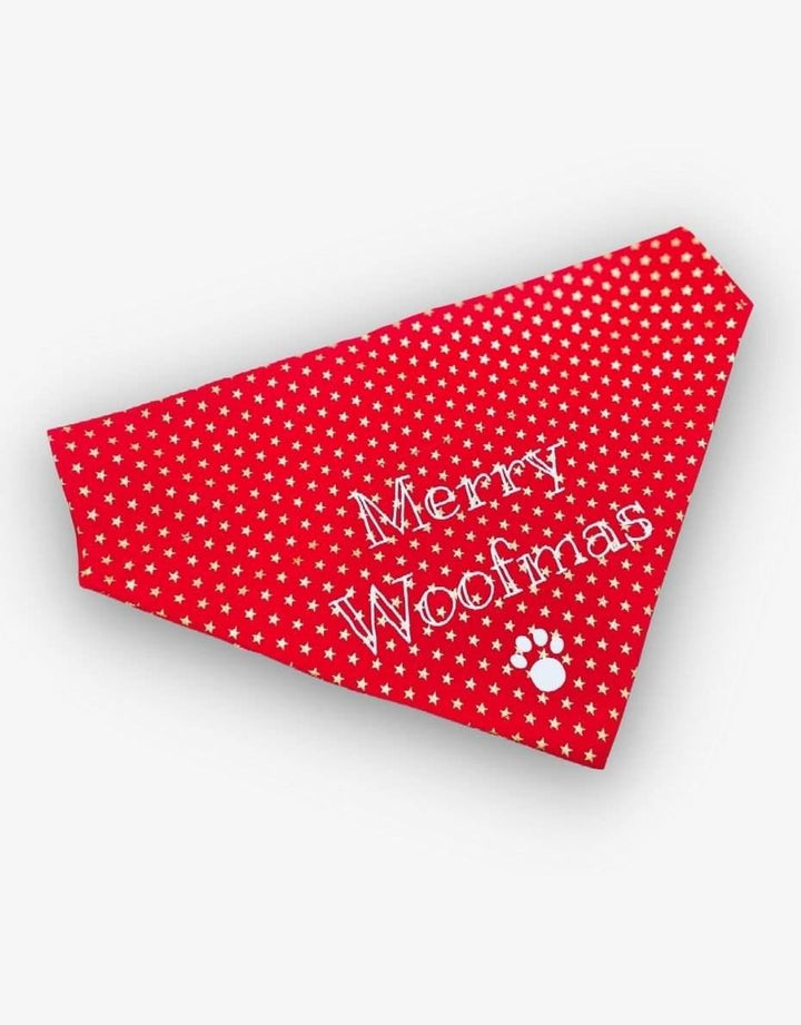 Merry Woofmas Dog Bandana - Pooch-