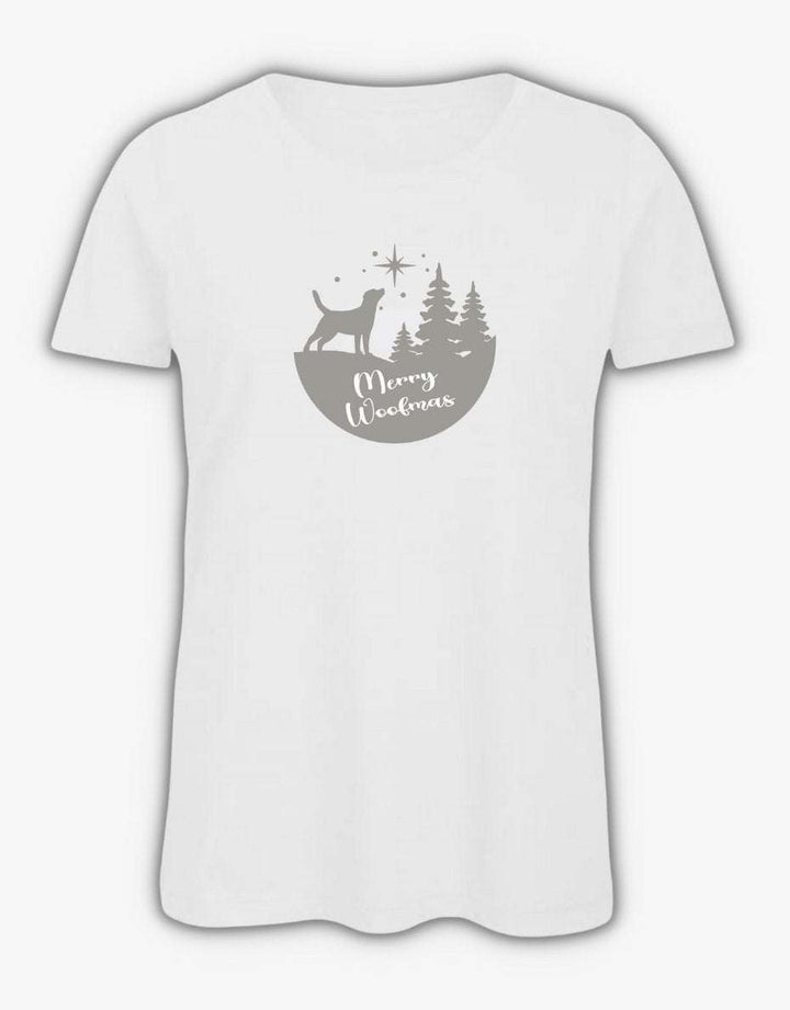 Merry Woofmas Labrador T-Shirt - Pooch-T-S-MWL-3911-S
