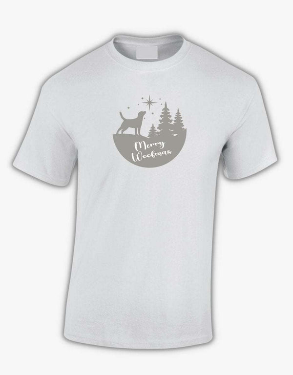 Merry Woofmas Men's T-shirt - Pooch-T-S-MWM-3921-S