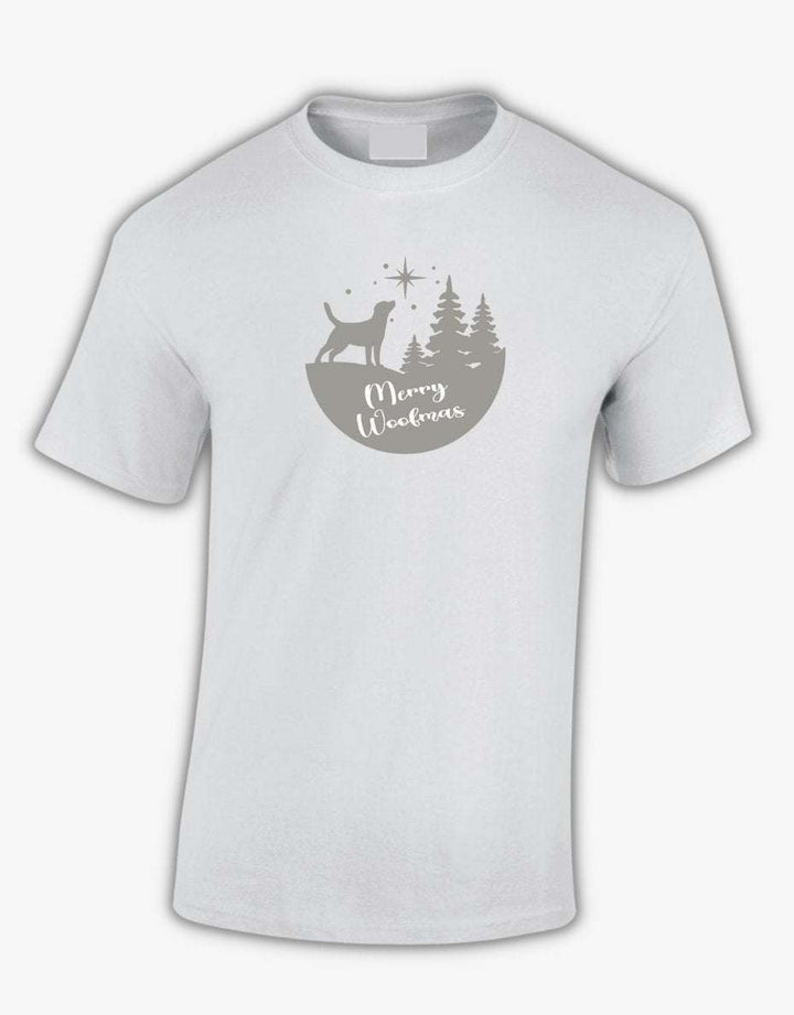 Merry Woofmas Men's T-shirt - Pooch-T-S-MWM-3921-S