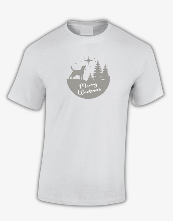 Merry Woofmas Men's T-shirt - Pooch-T-S-MWM-3921-S