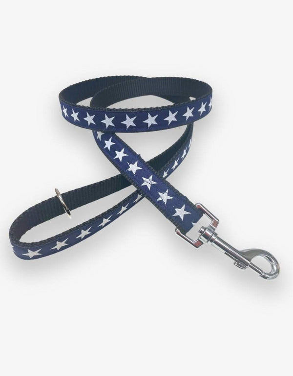 Navy Star Dog Lead - Pooch-LEA-BSD-4111-1