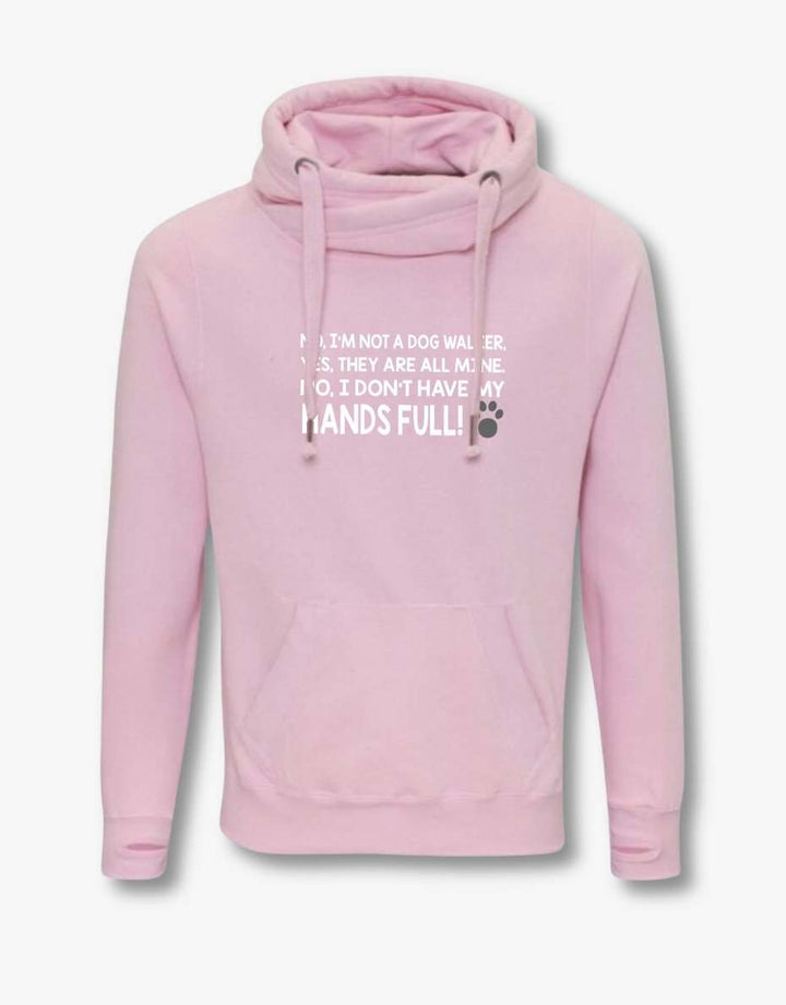 Not A Dog Walker Cross Neck Hoodie - Pooch-