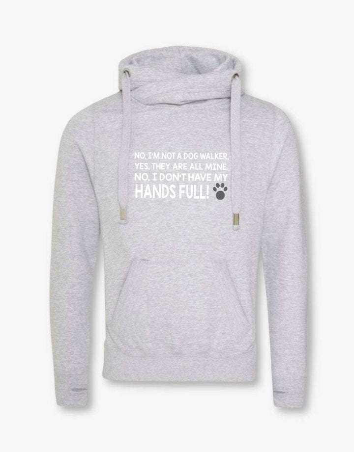Not A Dog Walker Cross Neck Hoodie - Pooch-