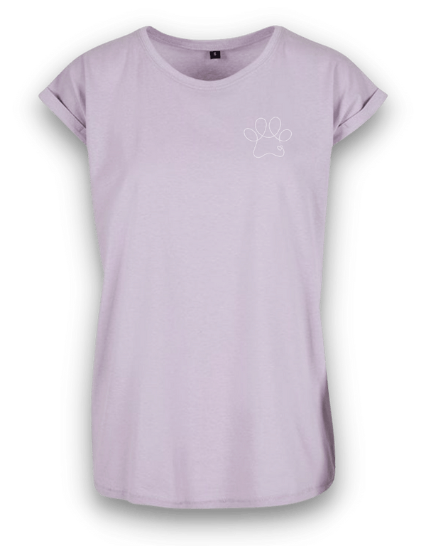 Paw Print On My Heart Ladies T-Shirt - Pooch-