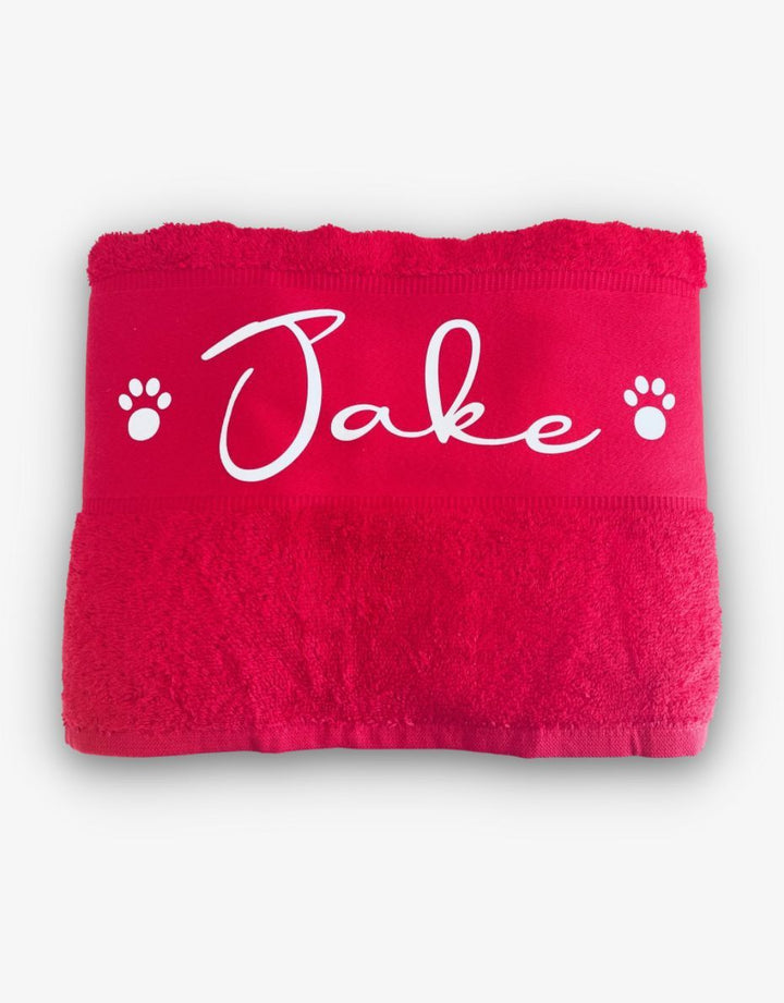 Personalised Dog Towel - Pooch-