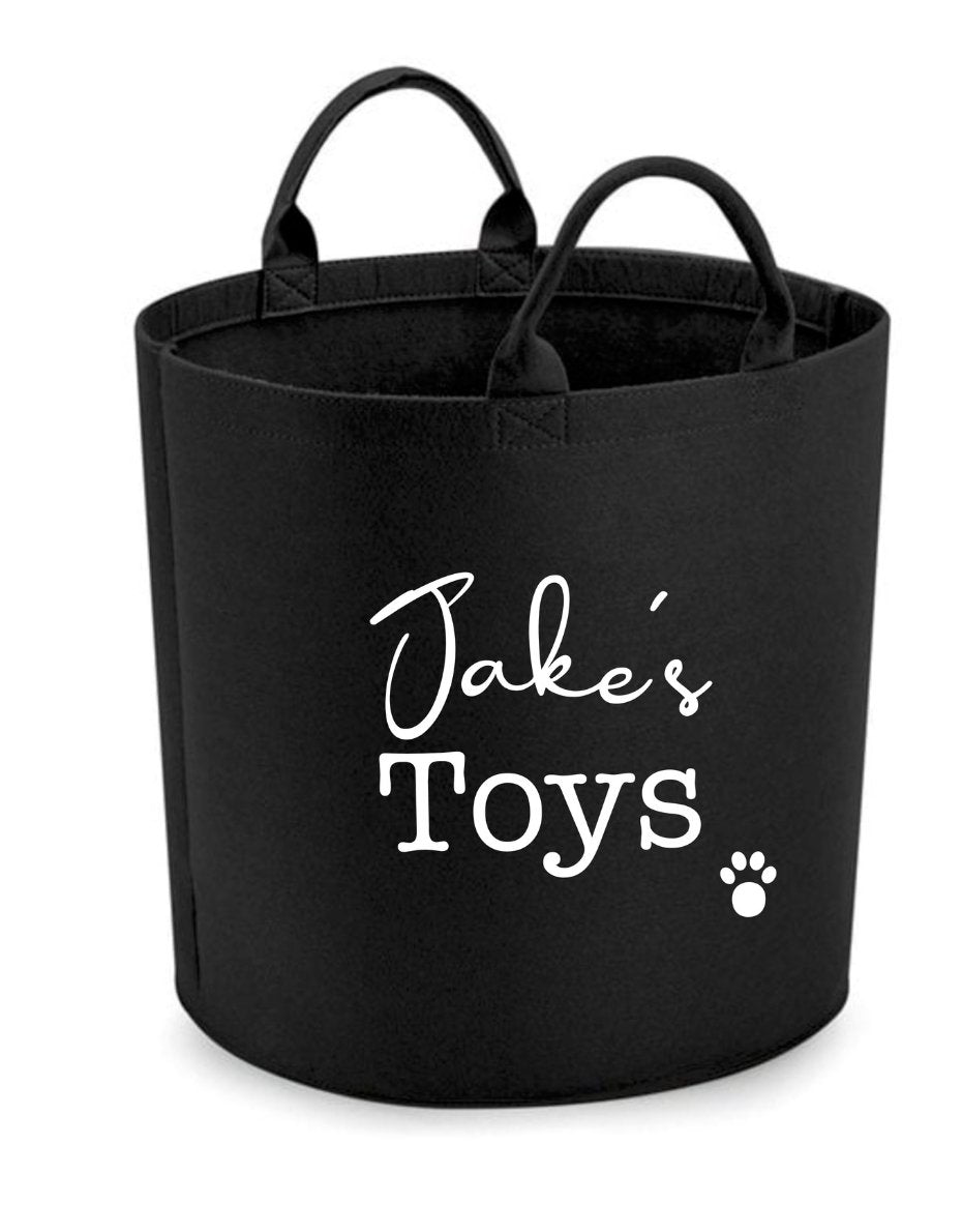 Personalised Dog Toy Storage Basket - Pooch-