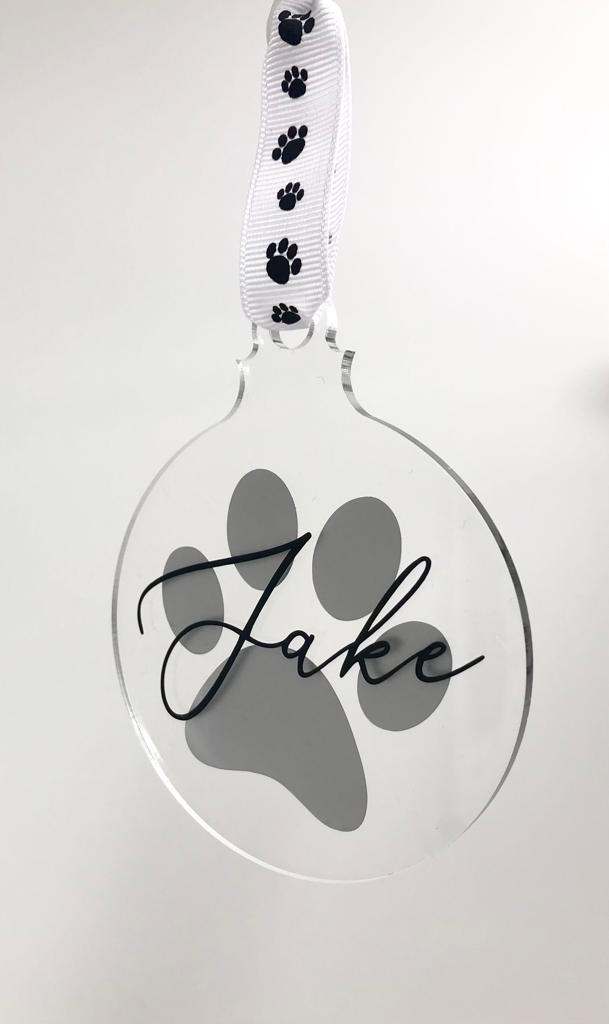Personalised Pet Christmas Bauble - Pooch-