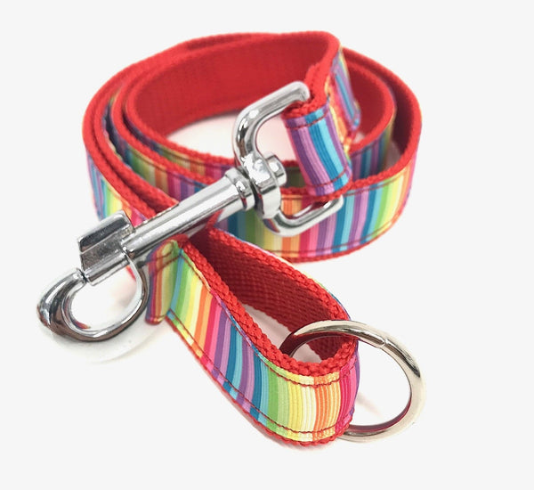 Rainbow Dog Lead - Pooch-