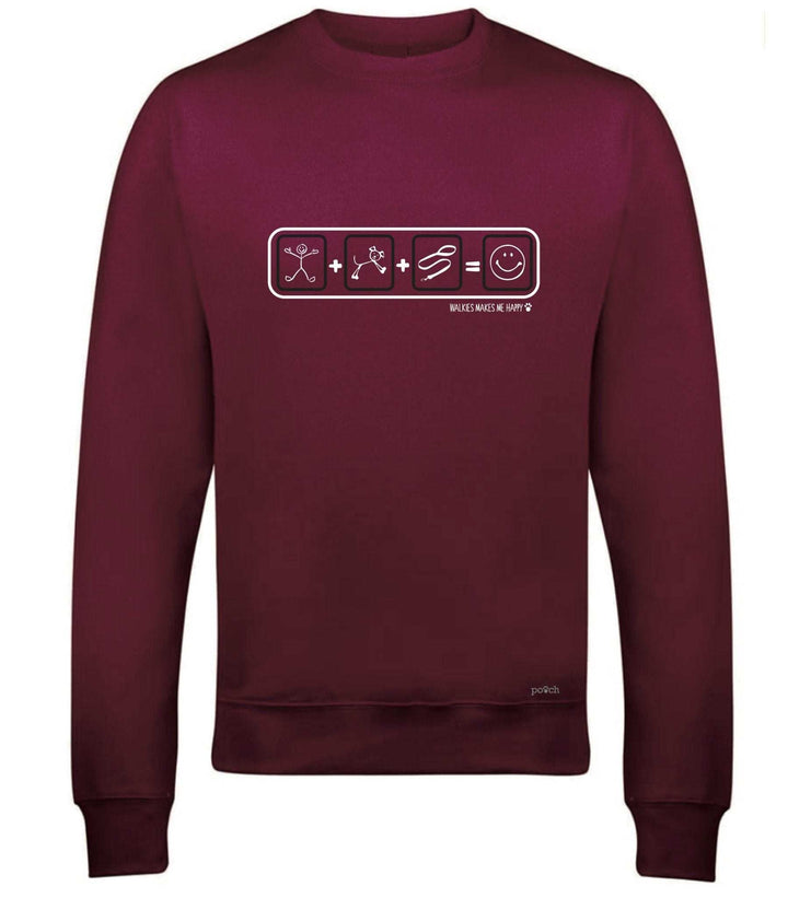Walkies Makes Me Happy Sweatshirt - Pooch-