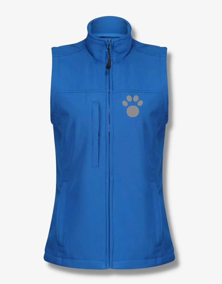 Women's Regatta Flux Soft shell Body Warmer with Paw print - Pooch-