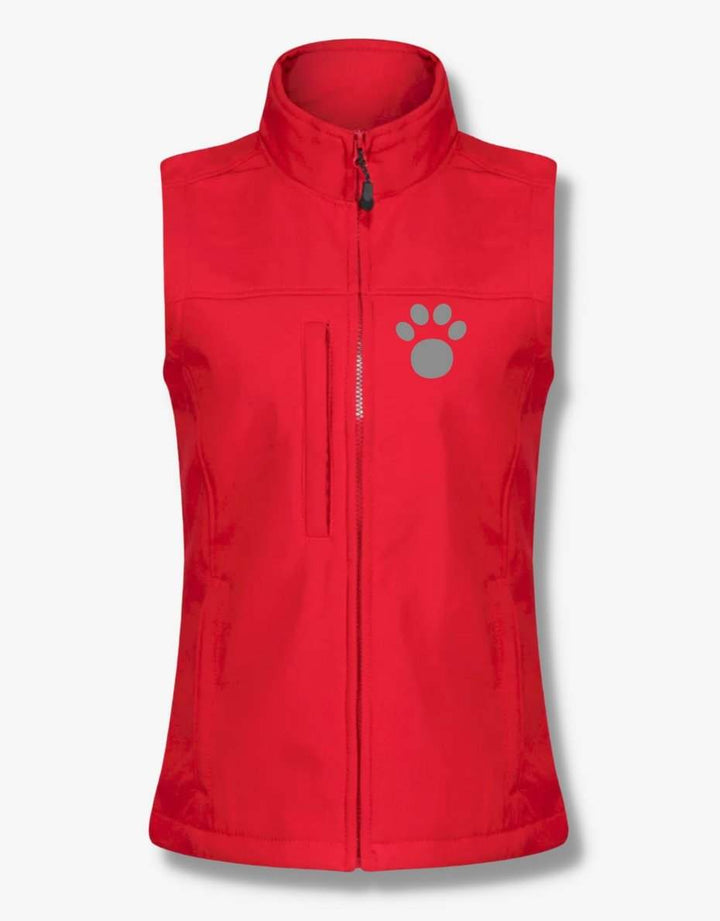 Women's Regatta Flux Soft shell Body Warmer with Paw print - Pooch-BOD-B-3996-R1
